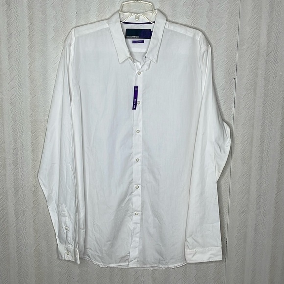 ❤️ 🆕 AMERICAN RAG Slim Fit Button Down Shirt Size XL - Picture 2 of 4